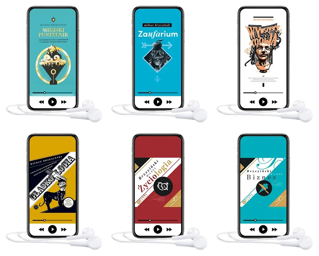 Zestaw 6 audiobooków